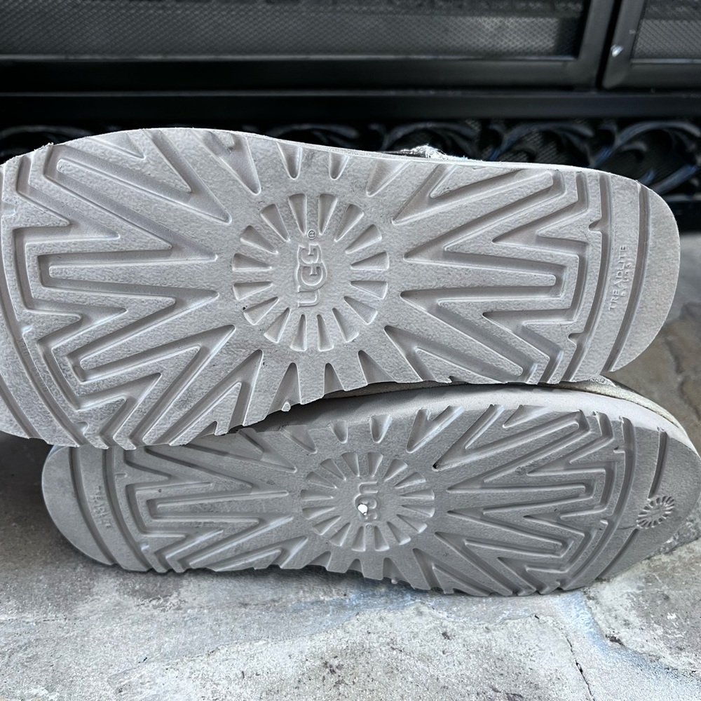 Ugg Boots Patchwork Silver Gold Glitter Elmira Bo… - image 7